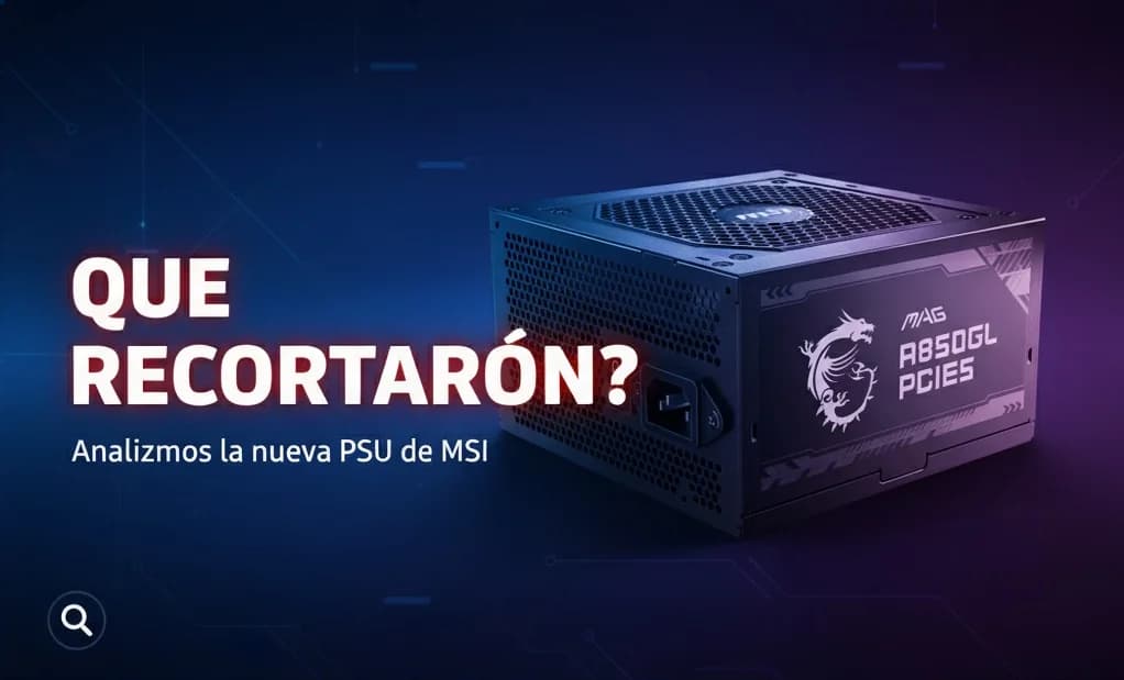 MSI A850GL: ¿La Mejor Fuente de Poder Calidad-Precio que Cumple con ATX 3.0?