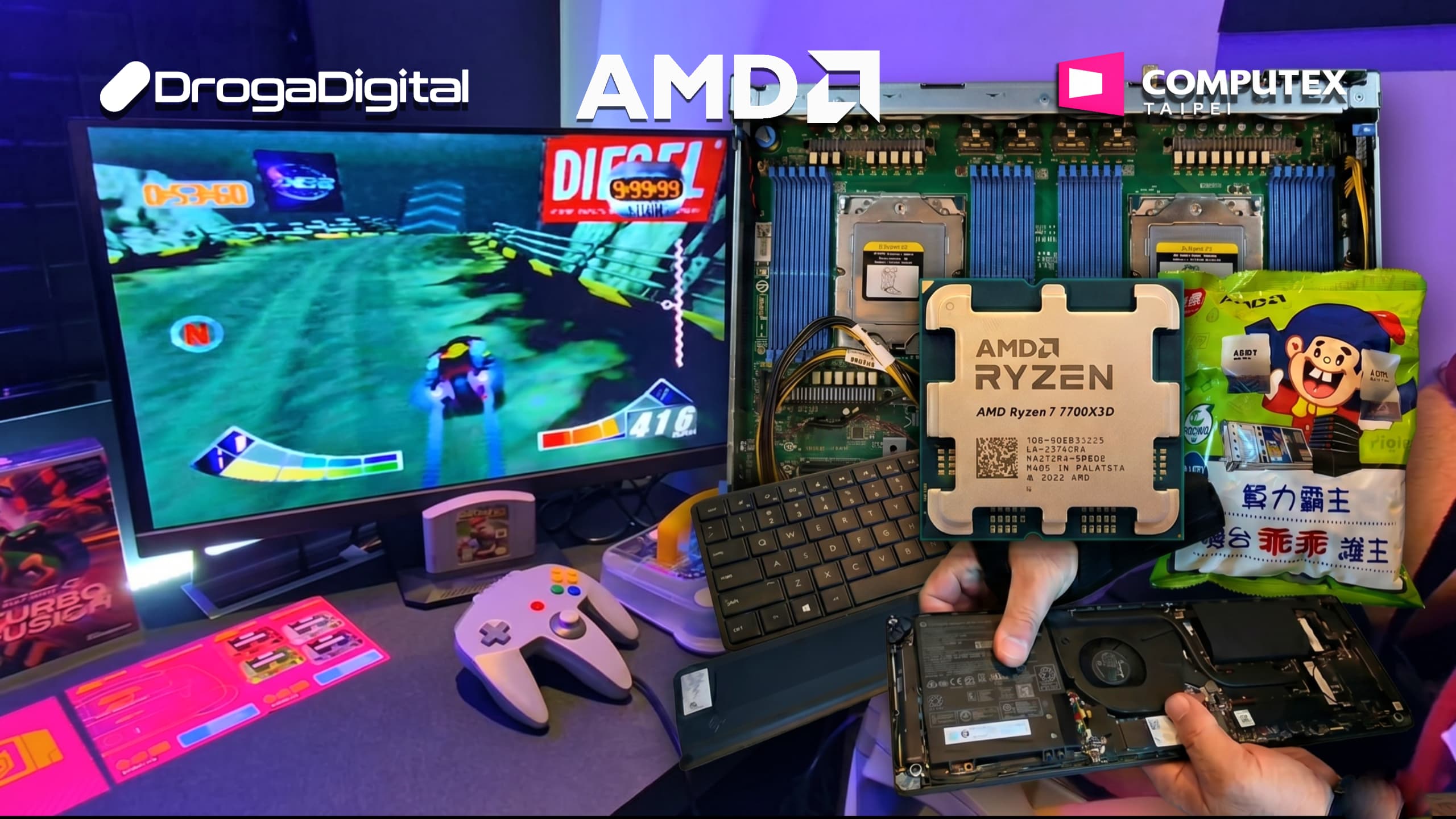 ¿¡AMD TIENE GALLETAS!? Todo lo que descubrimos en el AMD TOUR de Computex 2026