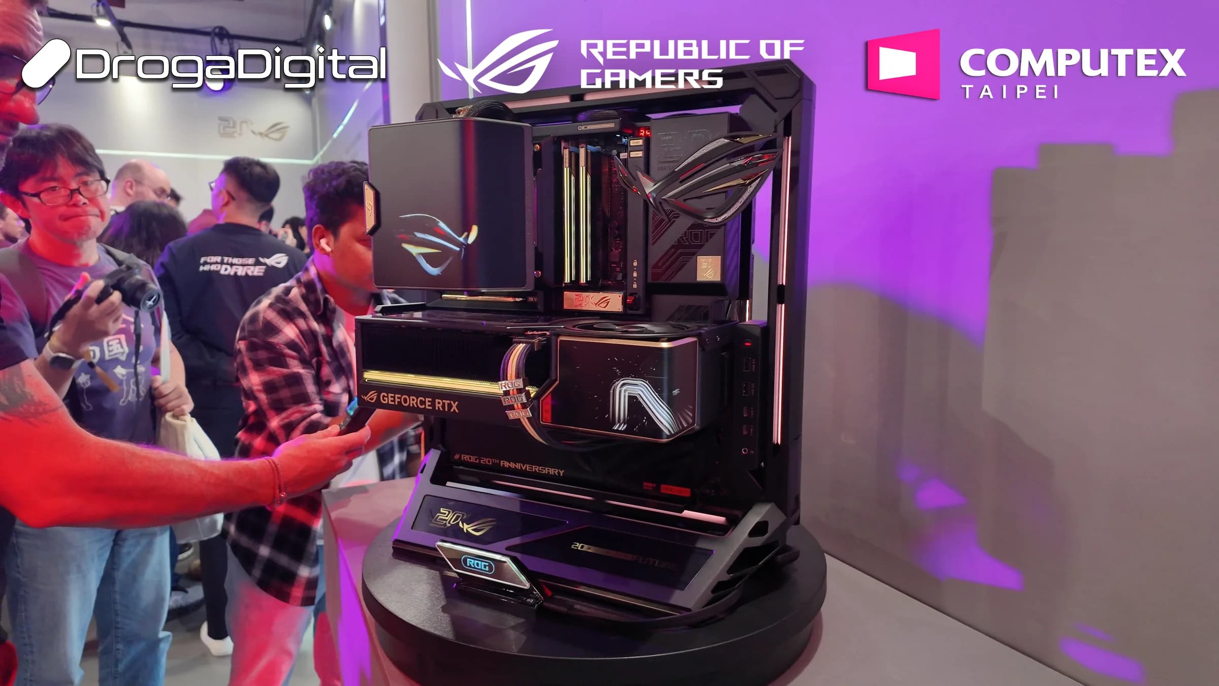 ¿Una motherboard con enfriamiento líquido? Todo esto y más por parte de ASUS ROG en Computex 2026