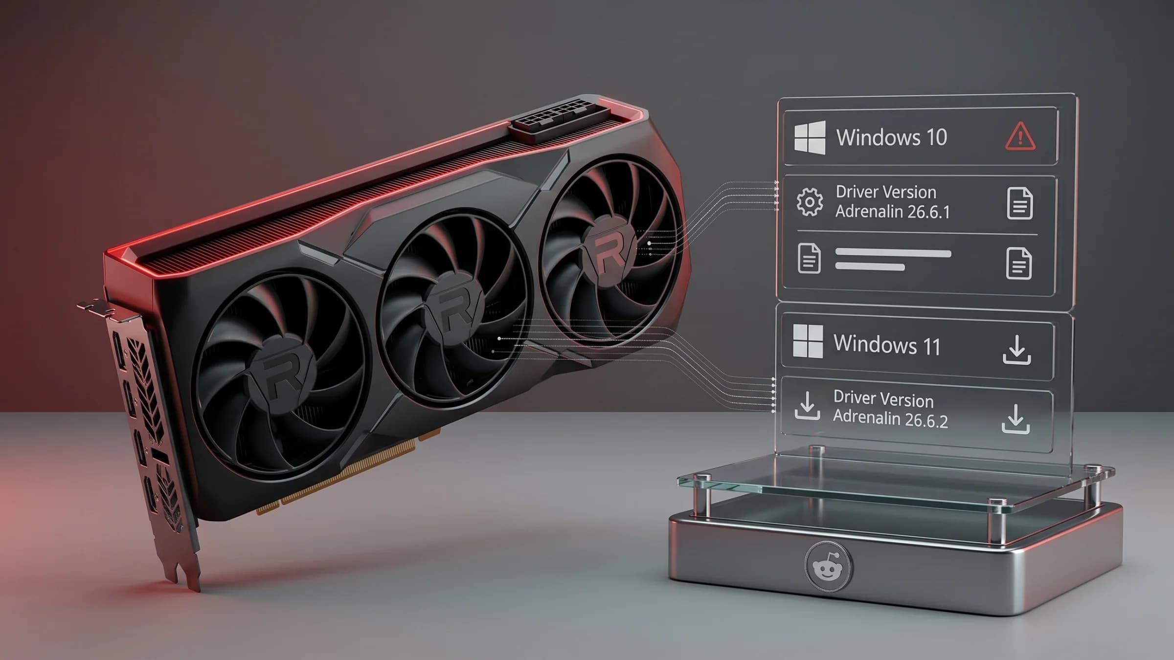 El error del driver 26.6.2 de AMD decolorea el debut de FSR 4 para RX 7000 en Windows 10