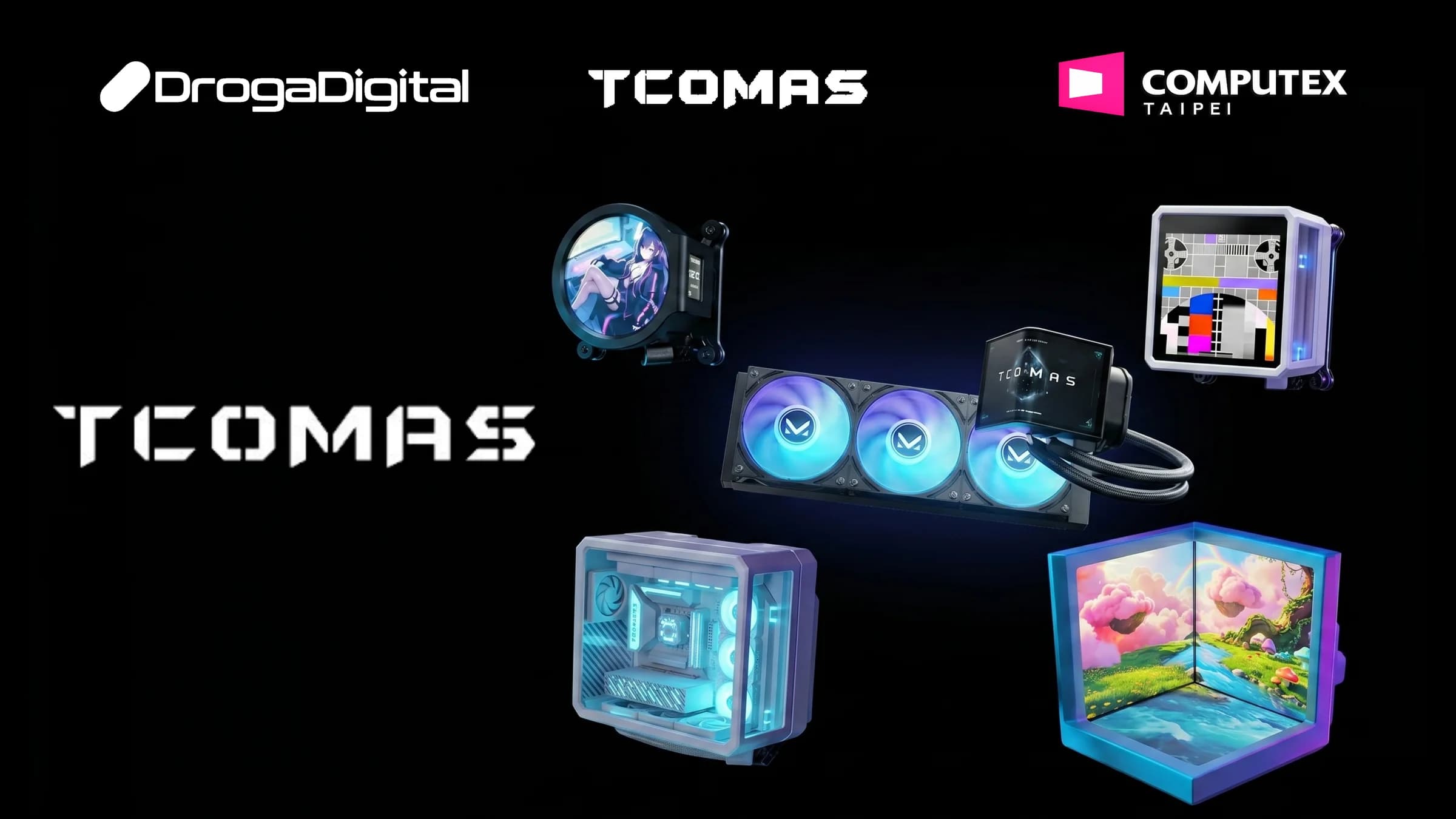 ¿UN BLOQUE CON FORMA DE CONSOLA? TCOMAS sabe cómo captar la atención de LATAM en Computex 2026