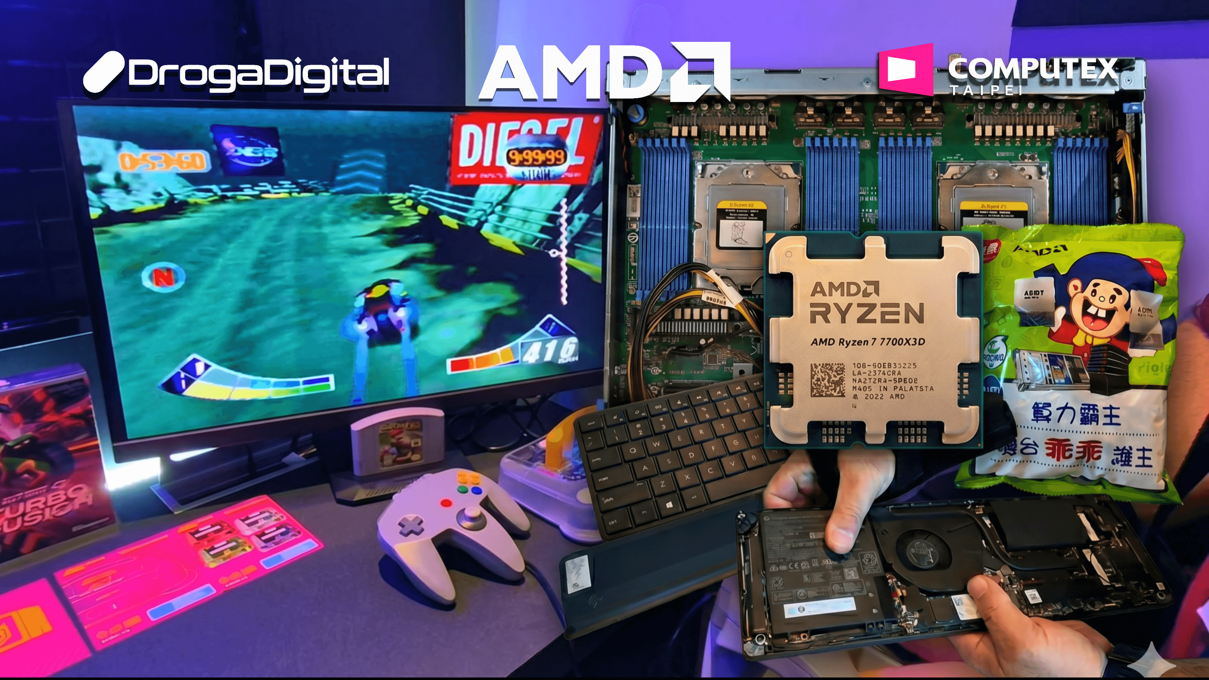 ¿¡AMD TIENE GALLETAS!? Todo lo que descubrimos en el AMD TOUR de Computex 2026