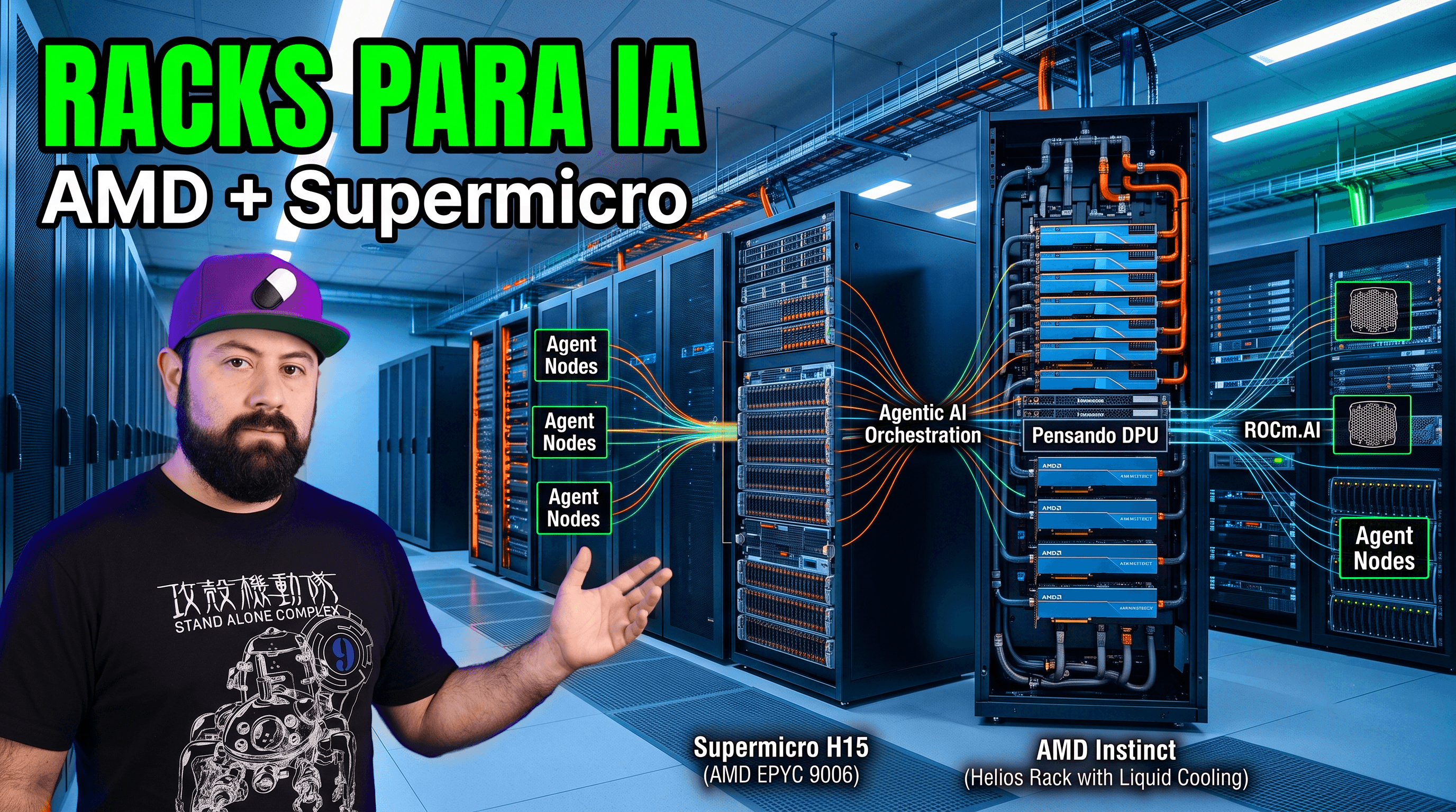 Supermicro y AMD EPYC 9006: la IA agéntica no se gana con chips sueltos, sino con racks completos