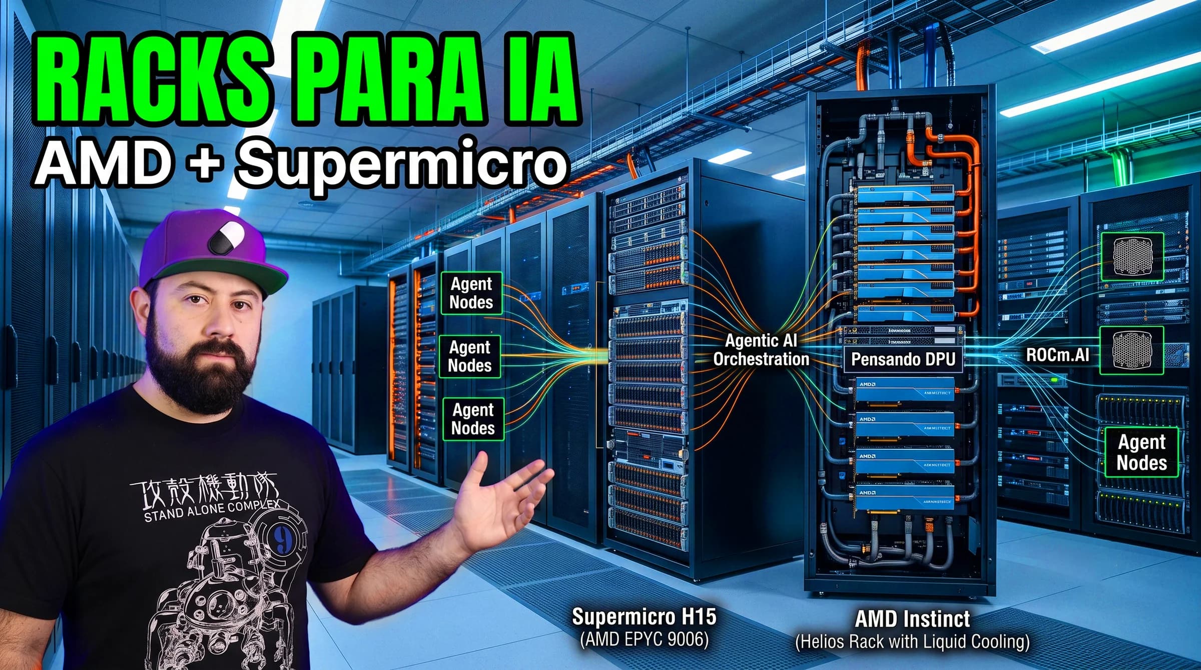 Supermicro y AMD EPYC 9006: la IA agéntica no se gana con chips sueltos, sino con racks completos