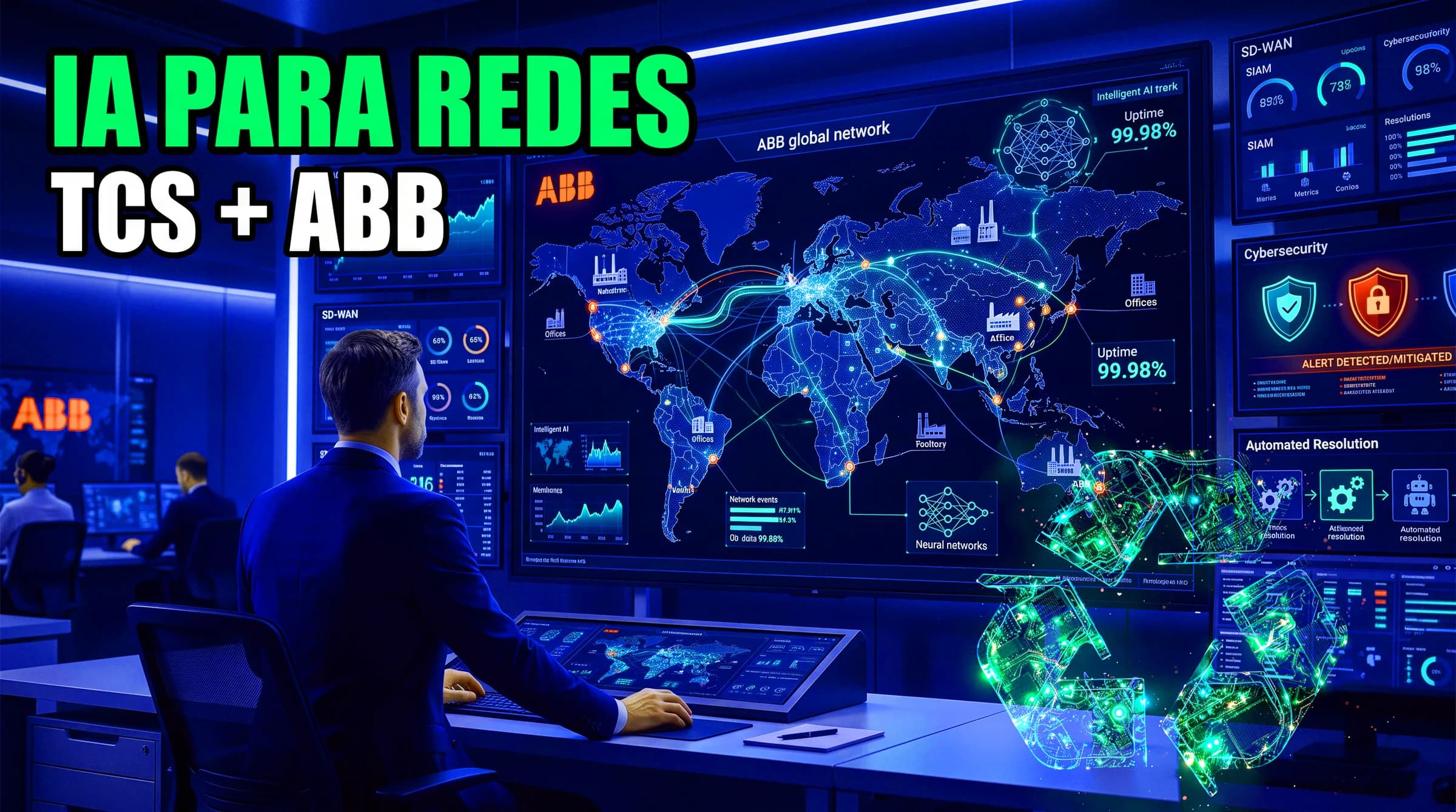 TCS y ABB firman acuerdo multimillonario: IA para convertir la red global en infraestructura inteligente