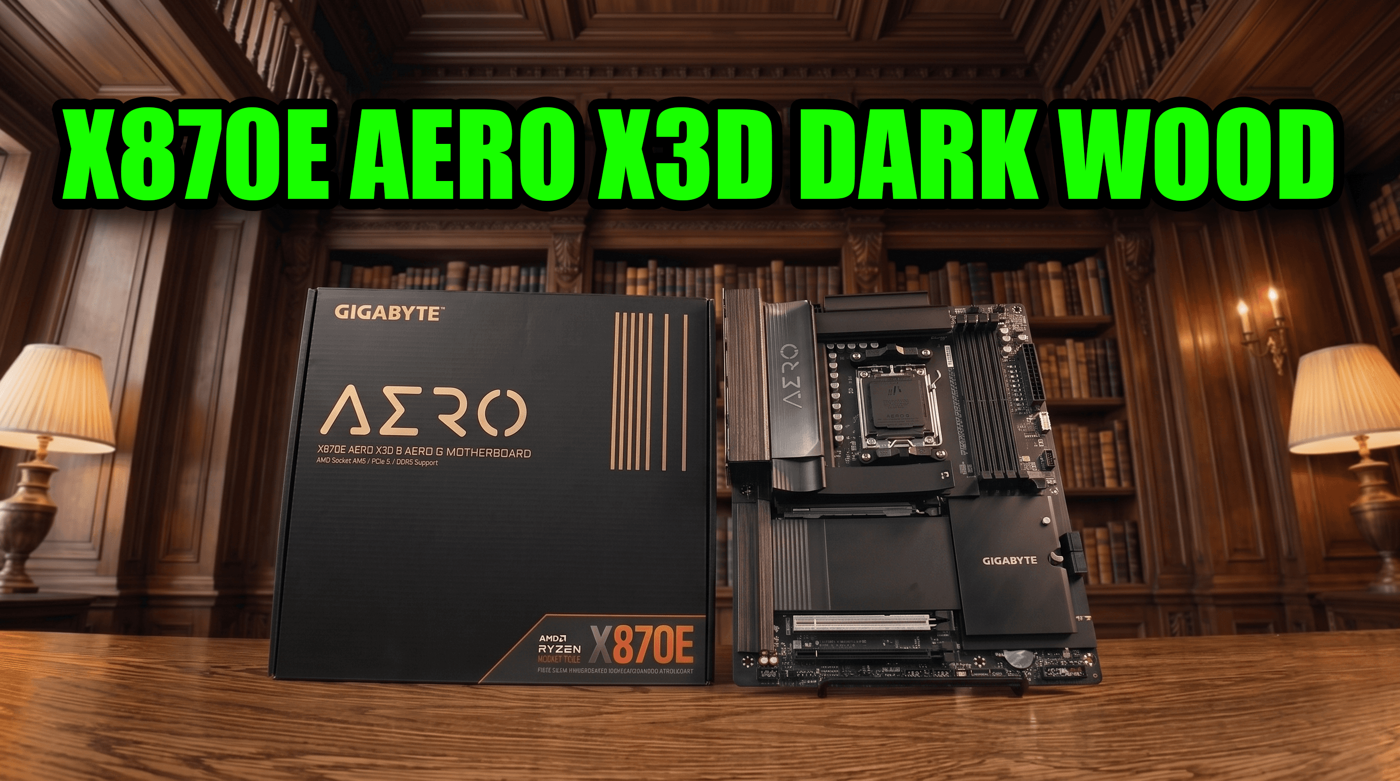 GIGABYTE X870E AERO X3D DARK WOOD: una motherboard AM5 sobria, potente y con más fiesta técnica de la que aparenta
