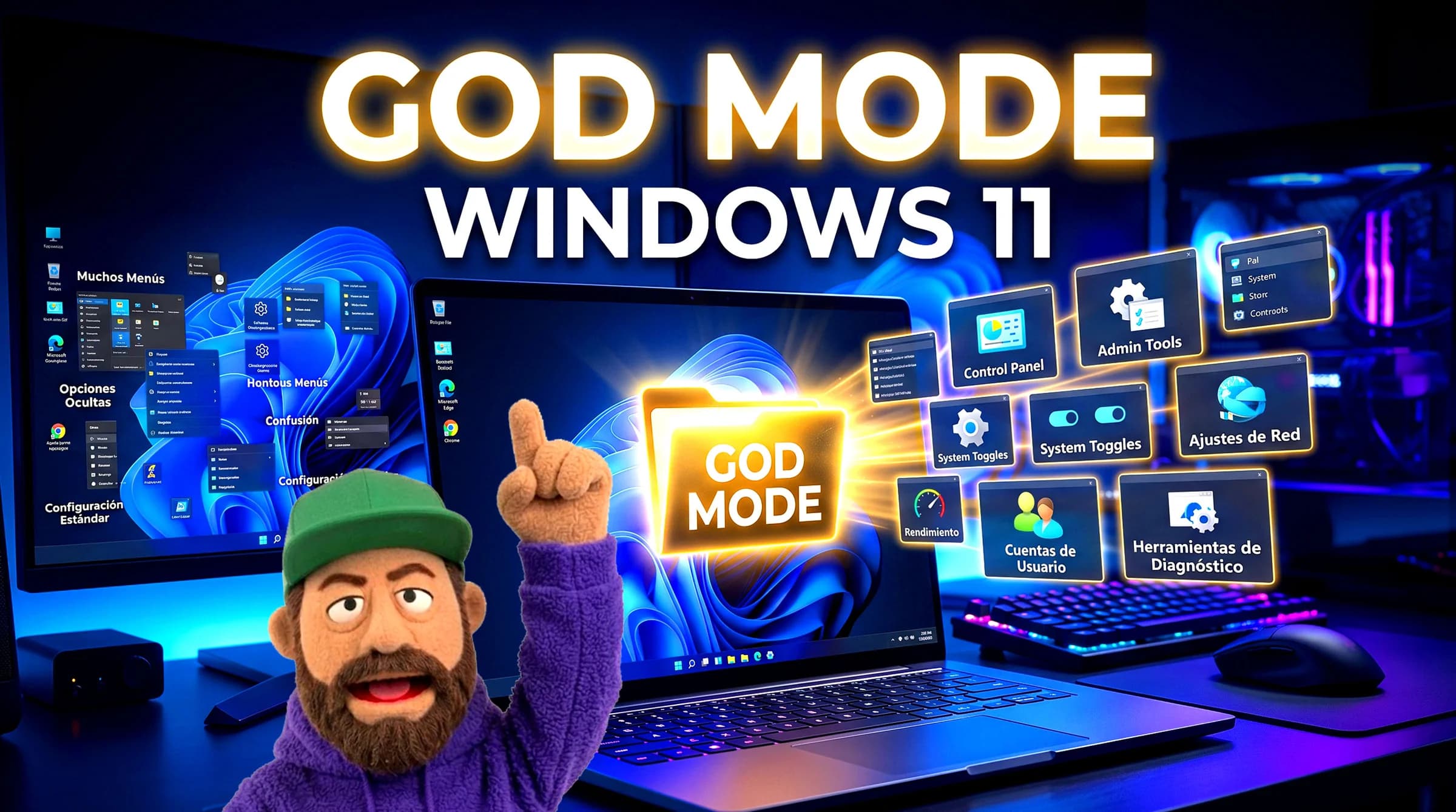 Guía paso a paso: activar God Mode en Windows 11
