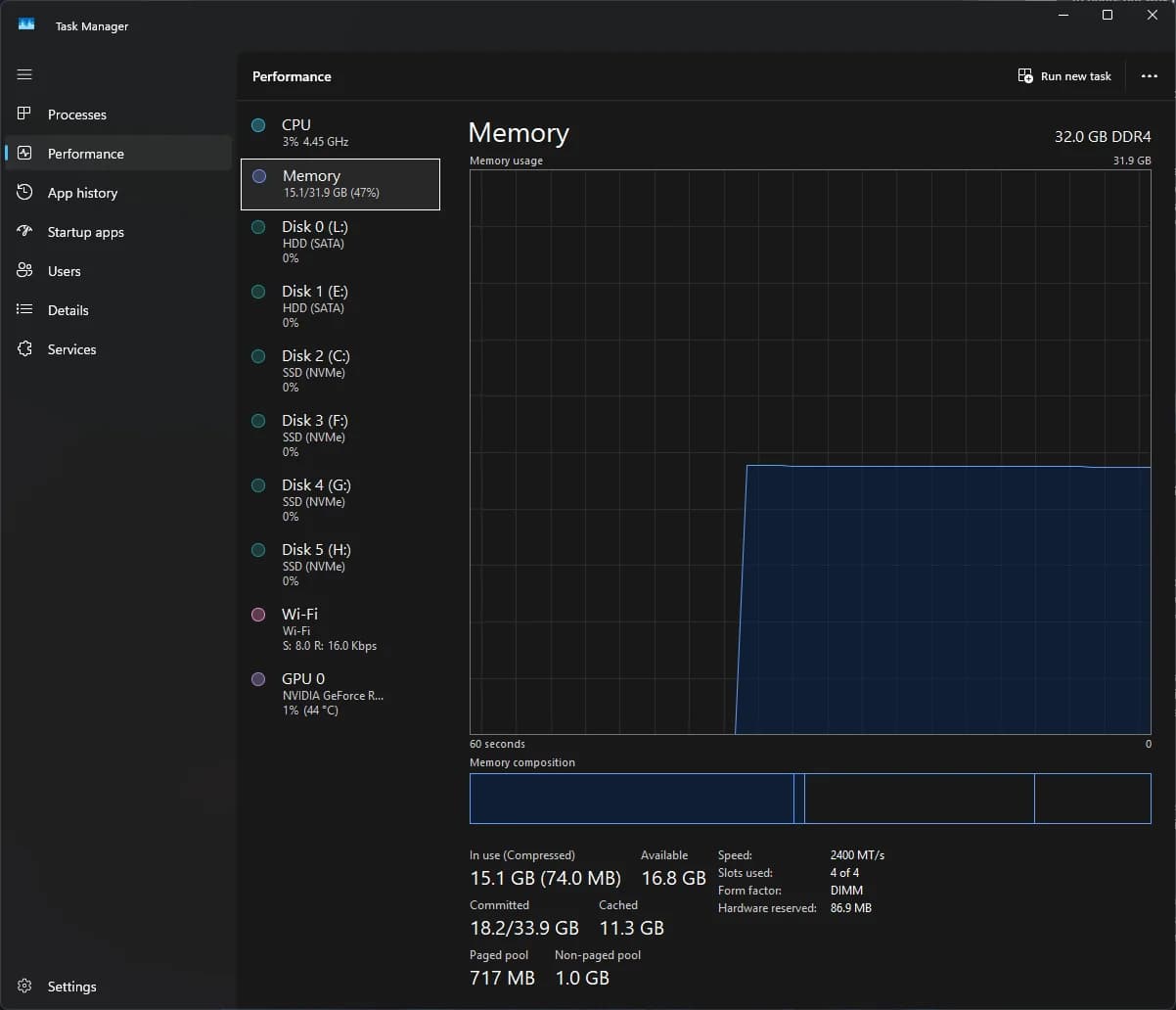 win 11 ram 00