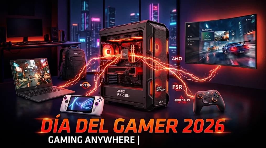 Día del Gamer 2026. Ryzen, Radeon y Portátiles: Así Cambió el Gaming con AMD