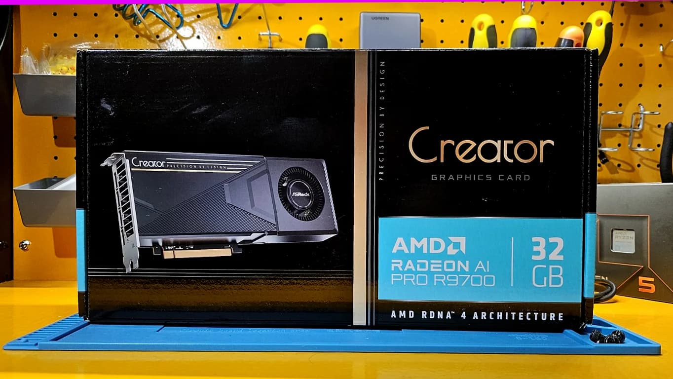 ASRock Radeon AI PRO R9700 Creator 00