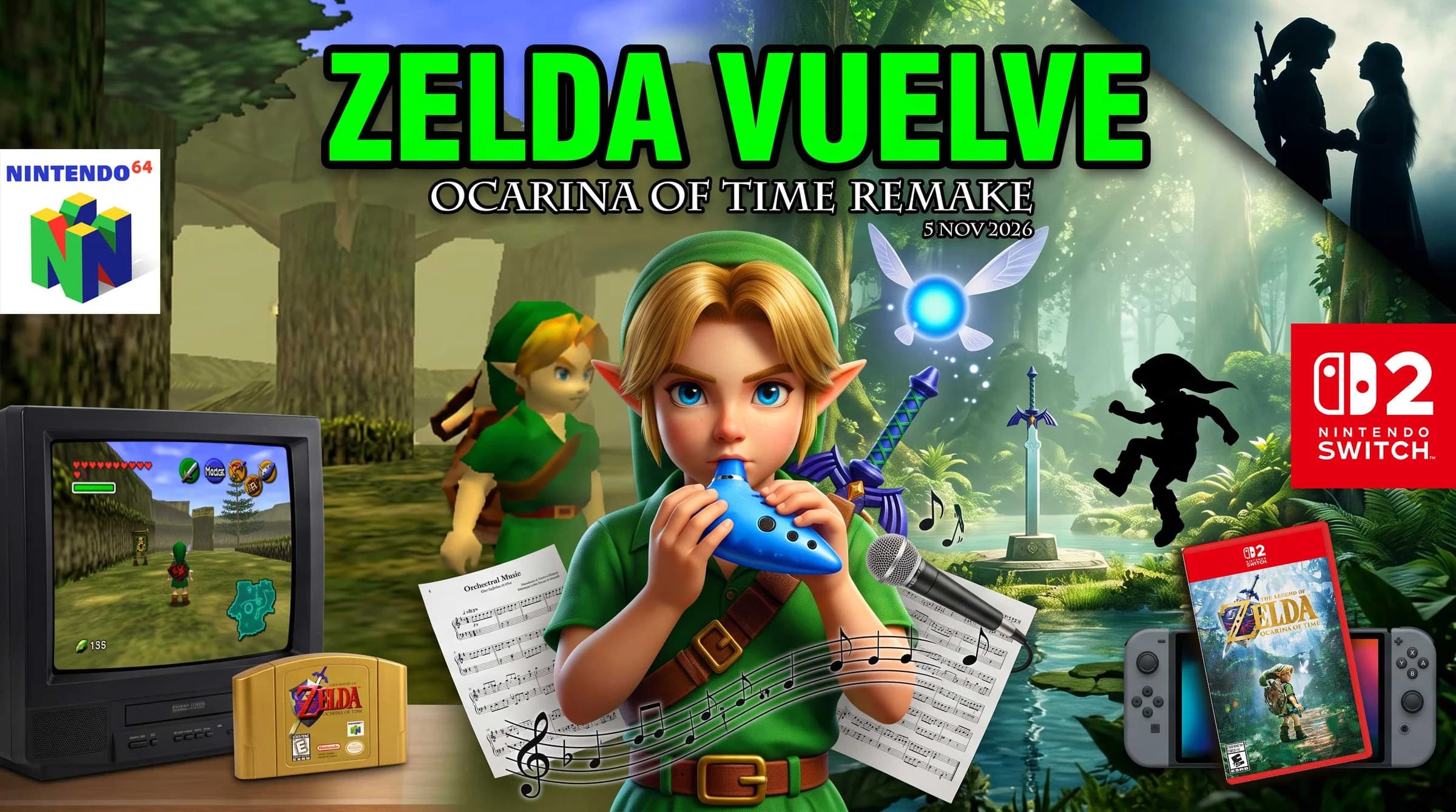 Zelda OoT Remake gameplay direct