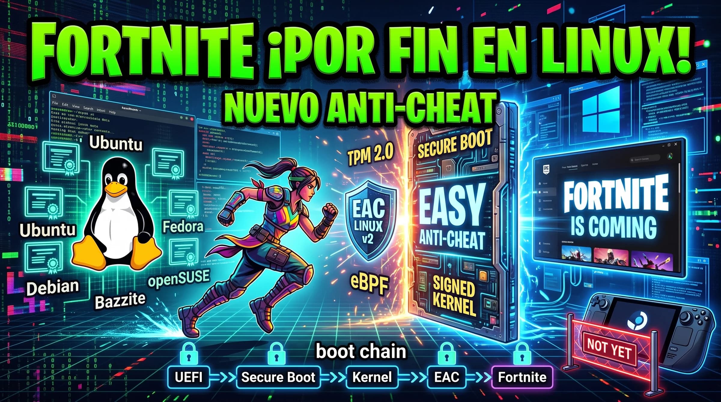 Fortnite en linux