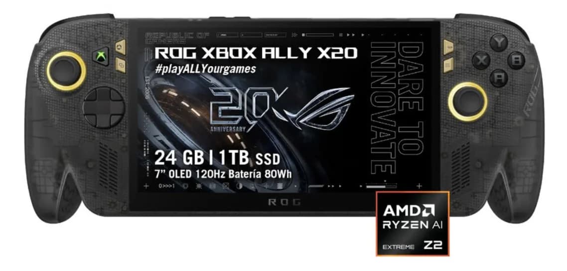 ROG Xbox Ally X20 llega a México con OLED, controles TMR y un bundle de casi 50 mil pesos