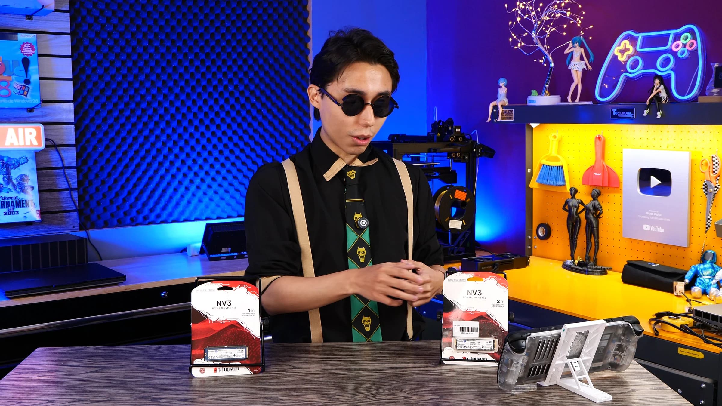 DanielMonty mostrando ssd kingston nv3 falso original analisis droga digital