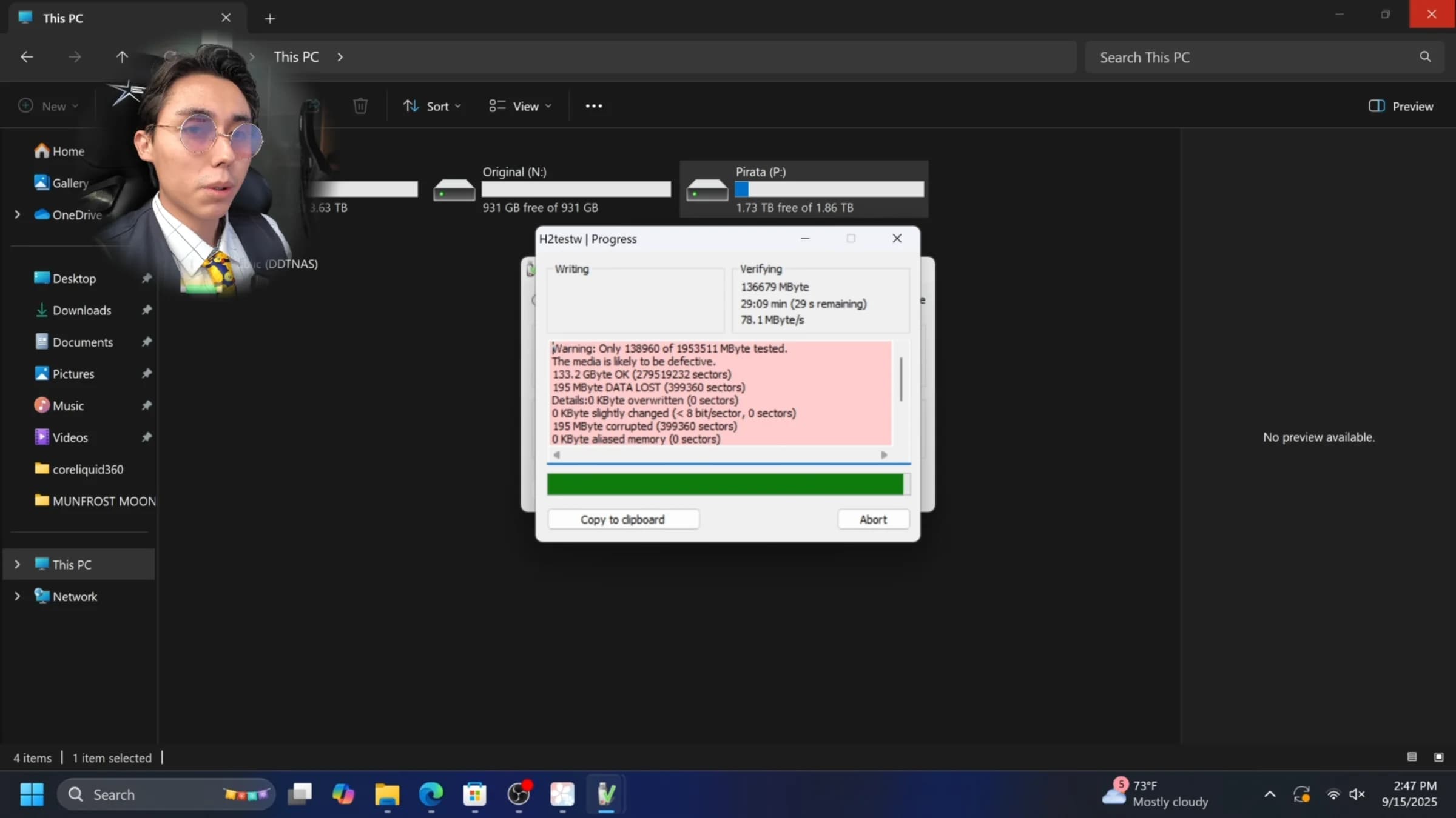h2testw-error-corrupcion-datos-ssd-kingston-nv3-falso-capacidad-real-120gb