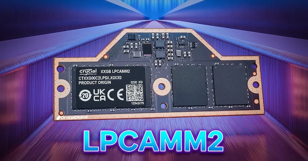 LPCAMM2: Aumenta la adopción con velocidades de 8,533 MT/s