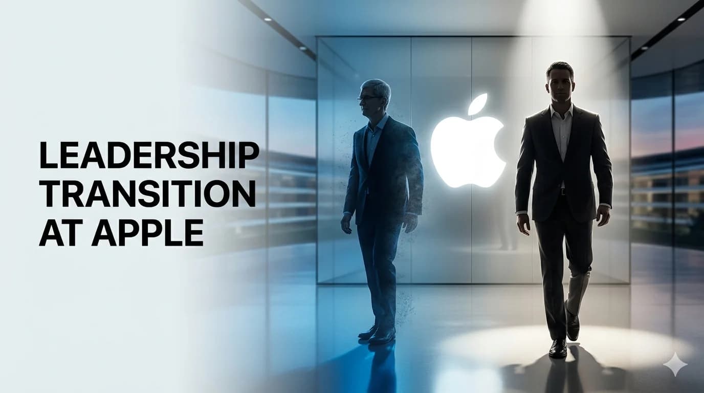 Apple cambia de era: Tim Cook deja el cargo y John Ternus tomará el control en 2026