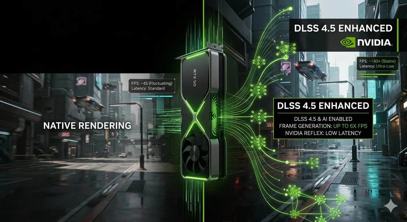 DLSS 4.5 enhamced 6x mfg