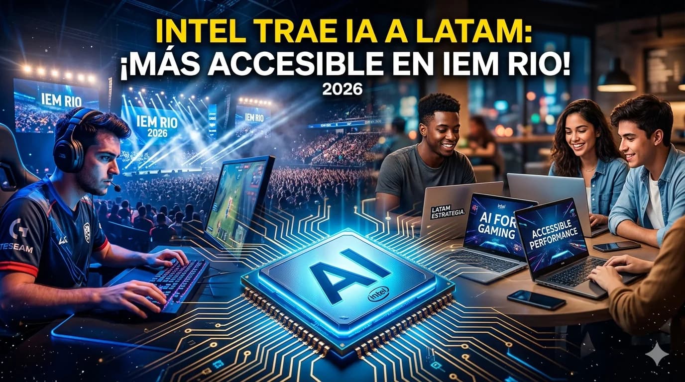 Intel aprovecha el escenario de IEM Río para empujar su agenda de IA y volumen en Latinoamérica