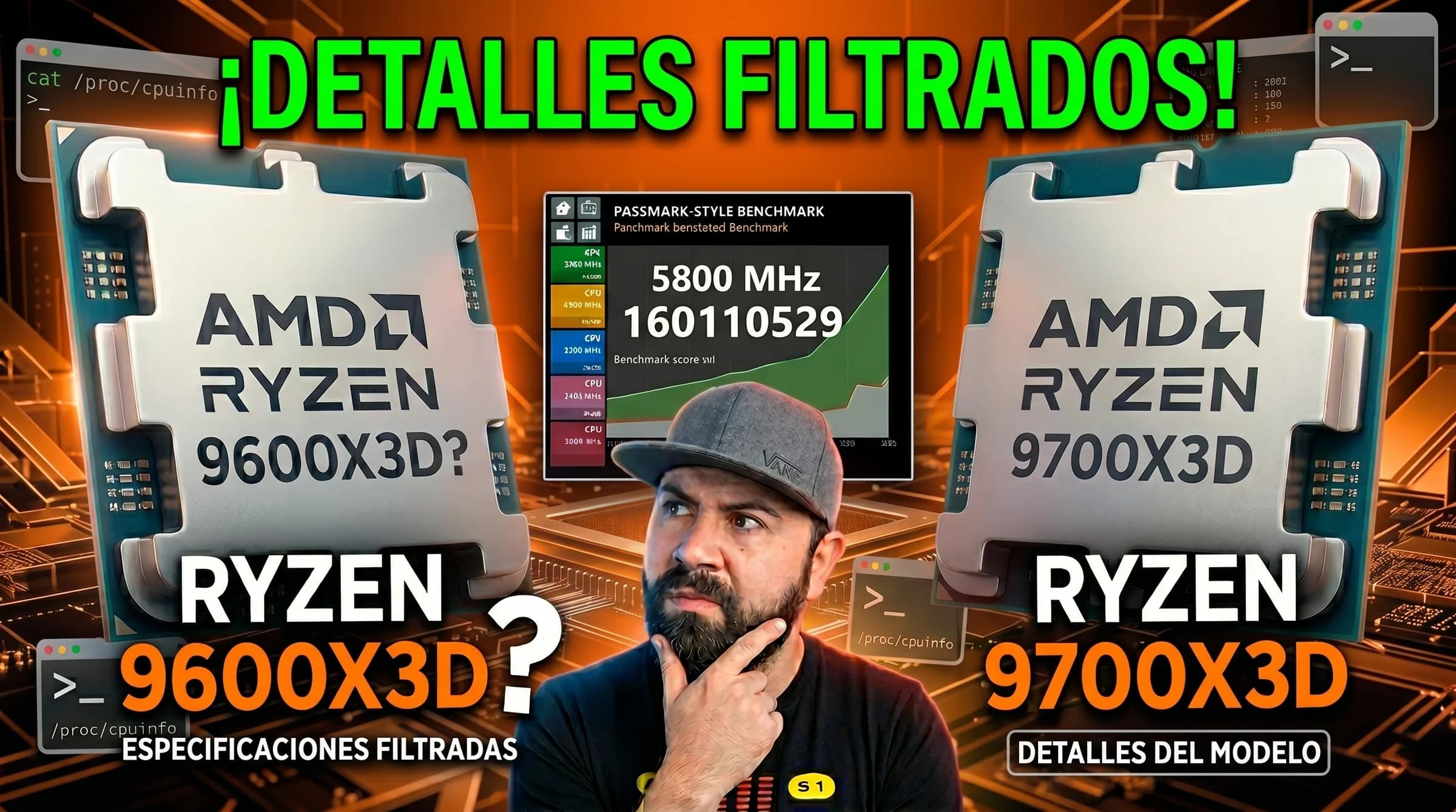 Ryzen 9600X3D y 9700X3D: ¿La esperanza del GAMING asequible en AM5 o un mero rumor?