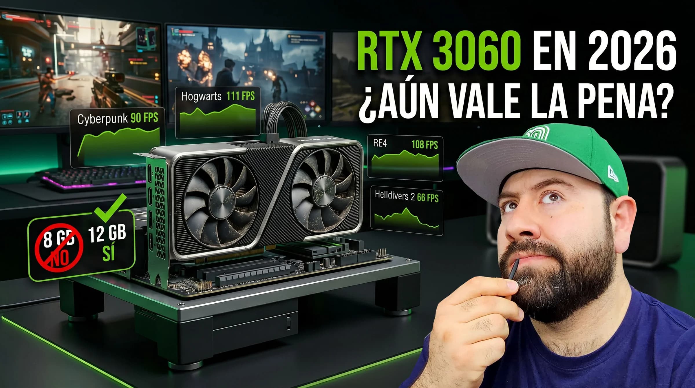 RTX 3060 12 GB en 2026: la veterana que se niega a morir y todavía defiende muy bien el 1080p