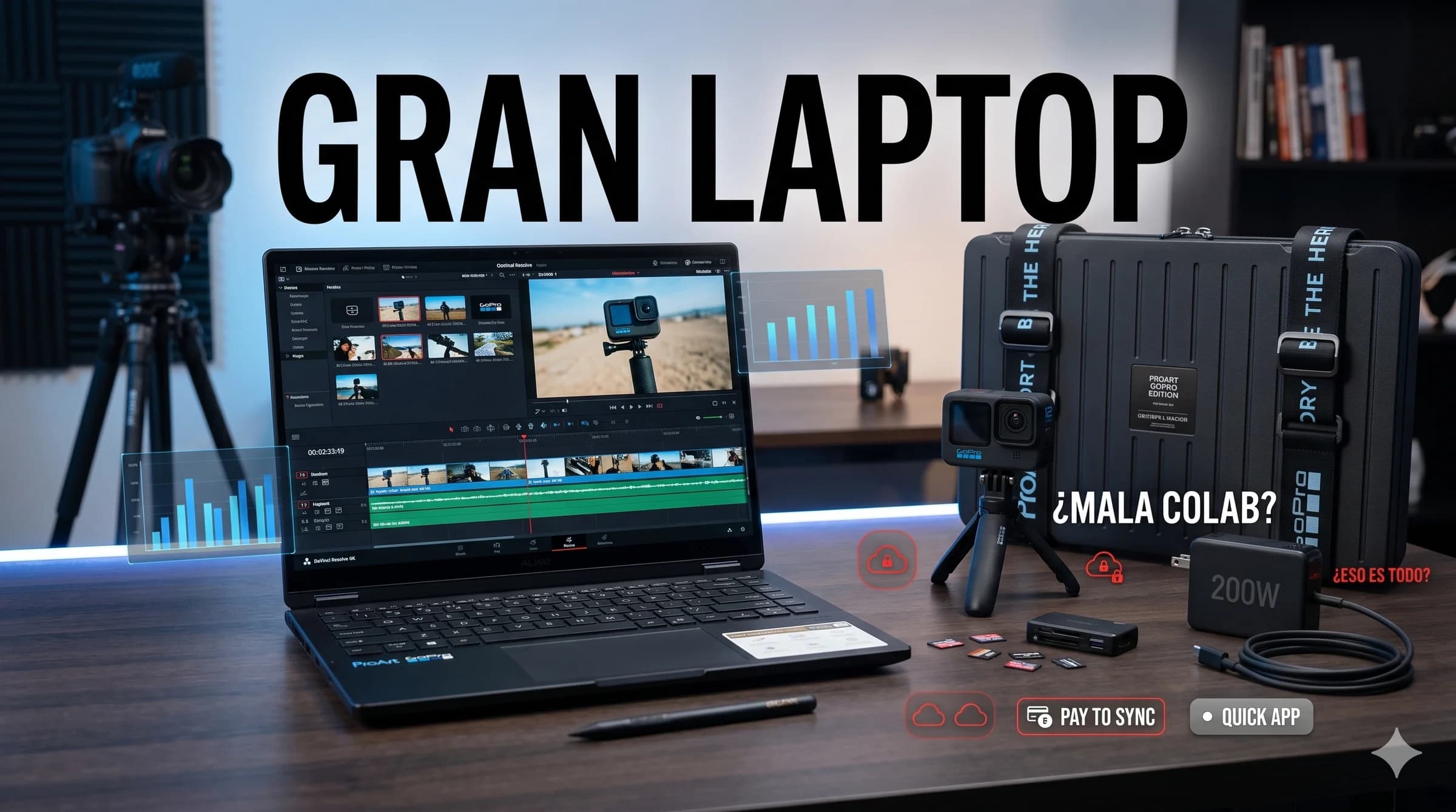 ASUS ProArt PX13 GoPro Edition: una laptop poderosa para creadores… con una colaboración que se queda corta