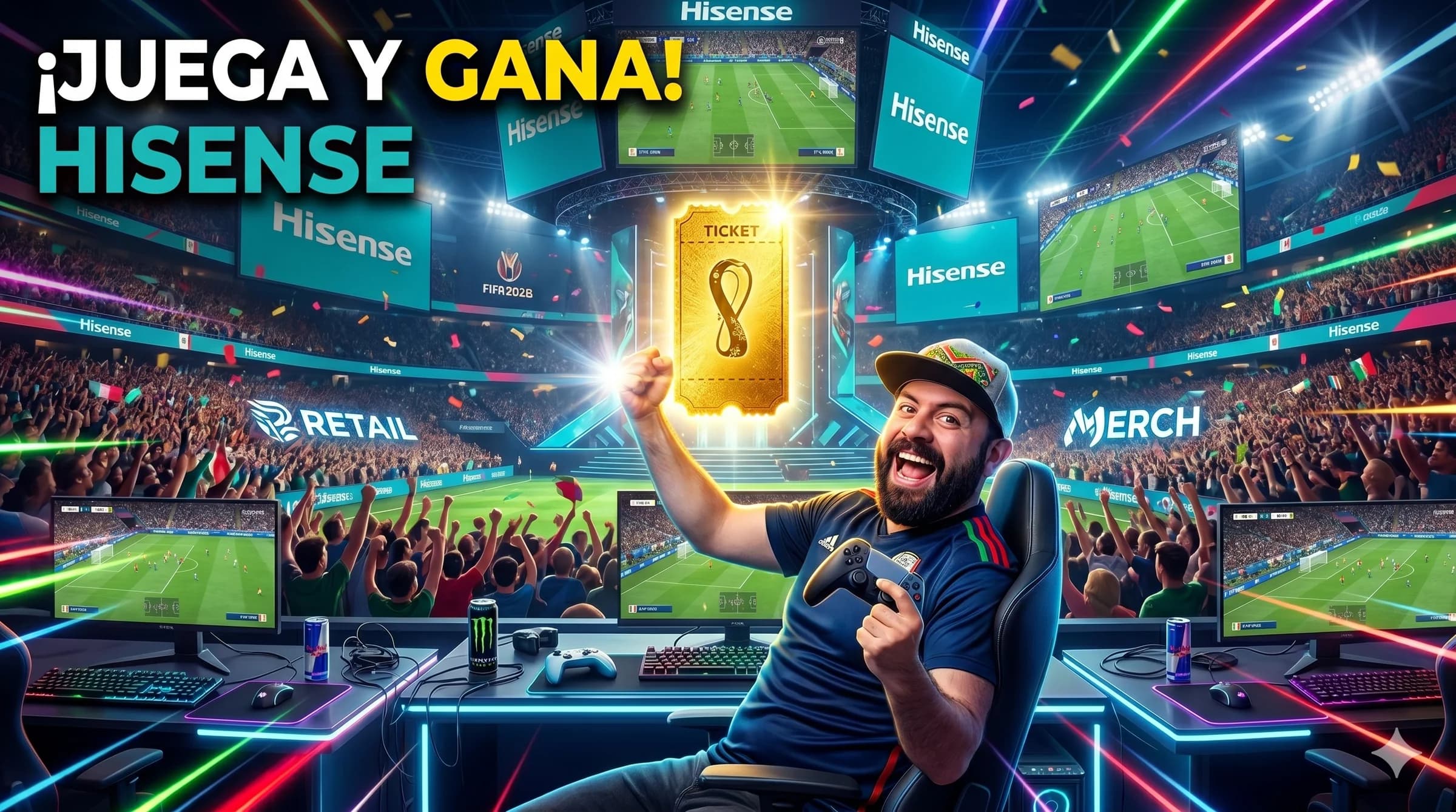Hisense convierte la fiebre mundialista en estrategia gamer: torneos, FIFA 2026 y boletos al Mundial como gancho comercial en México