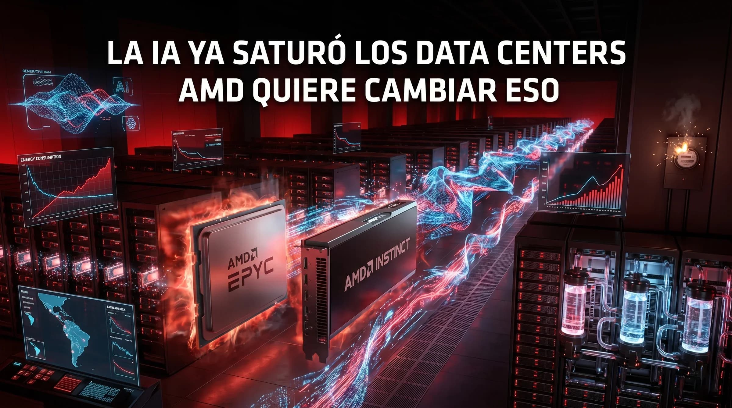 La IA a gran escala está redefiniendo los centros de datos: AMD explica por qué la infraestructura ya no puede quedarse atrás