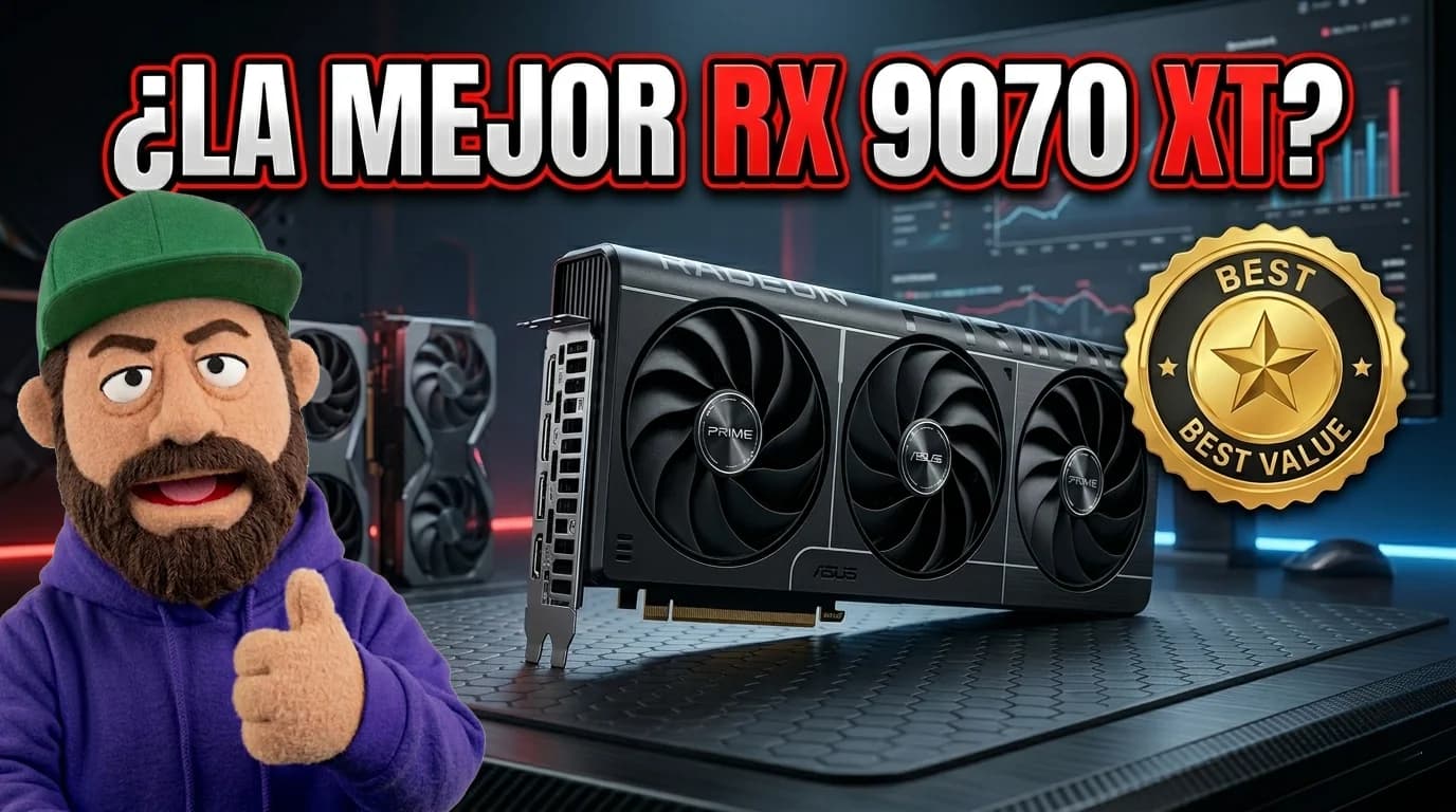 REVISIÓN: ASUS Prime Radeon RX 9070 XT: Potencia pura al mejor precio del mercado