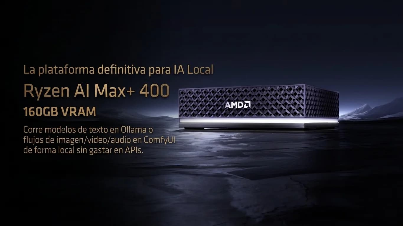 Ryzen AI Halo: 192GB de RAM Unificada para IA Local