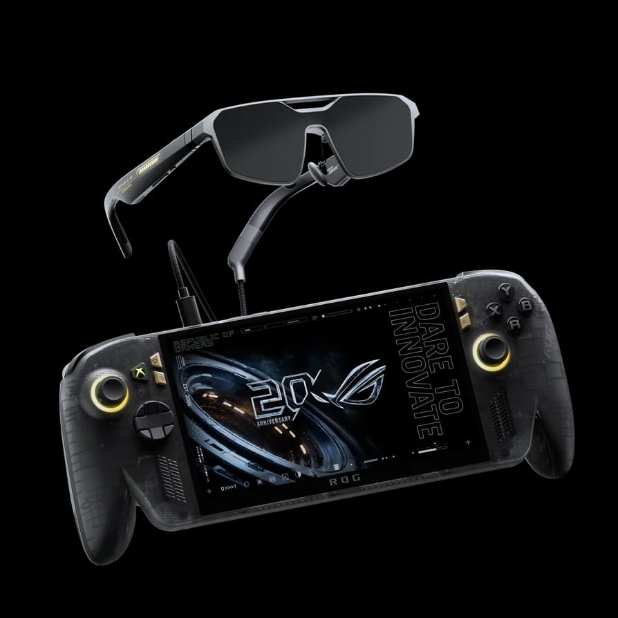 ROG Xbox Ally X20 Bundle 3D Render Scenario Photo_ROG Wallpaper_Product
