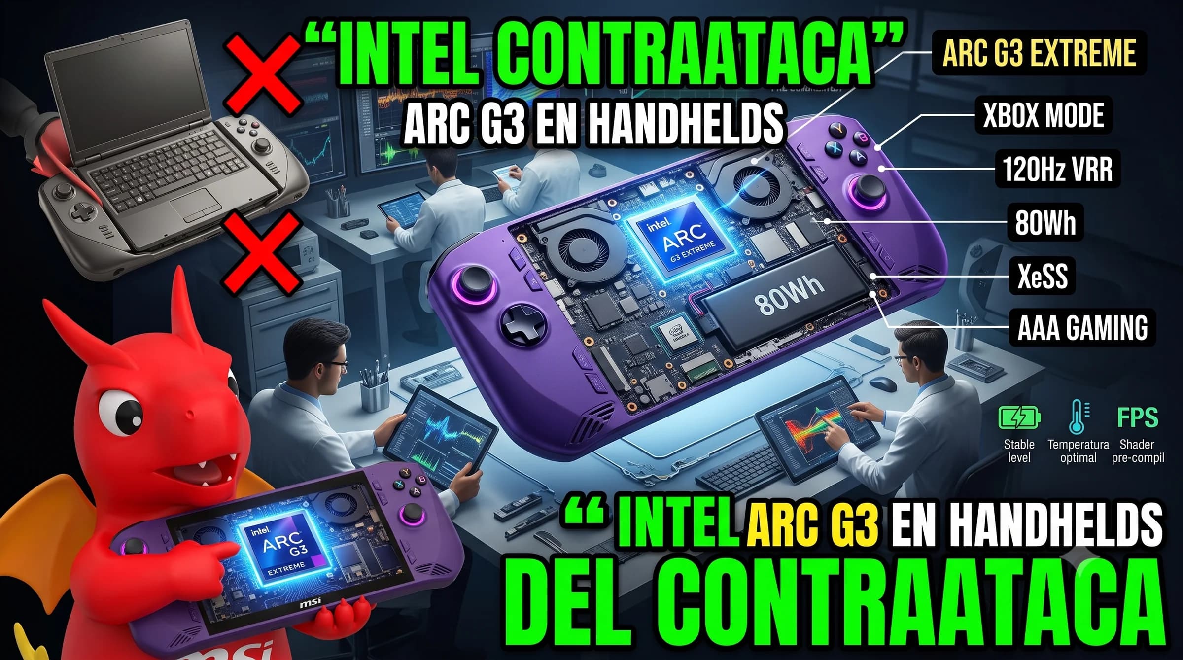MSI Intel ARC G3 CLAW 08