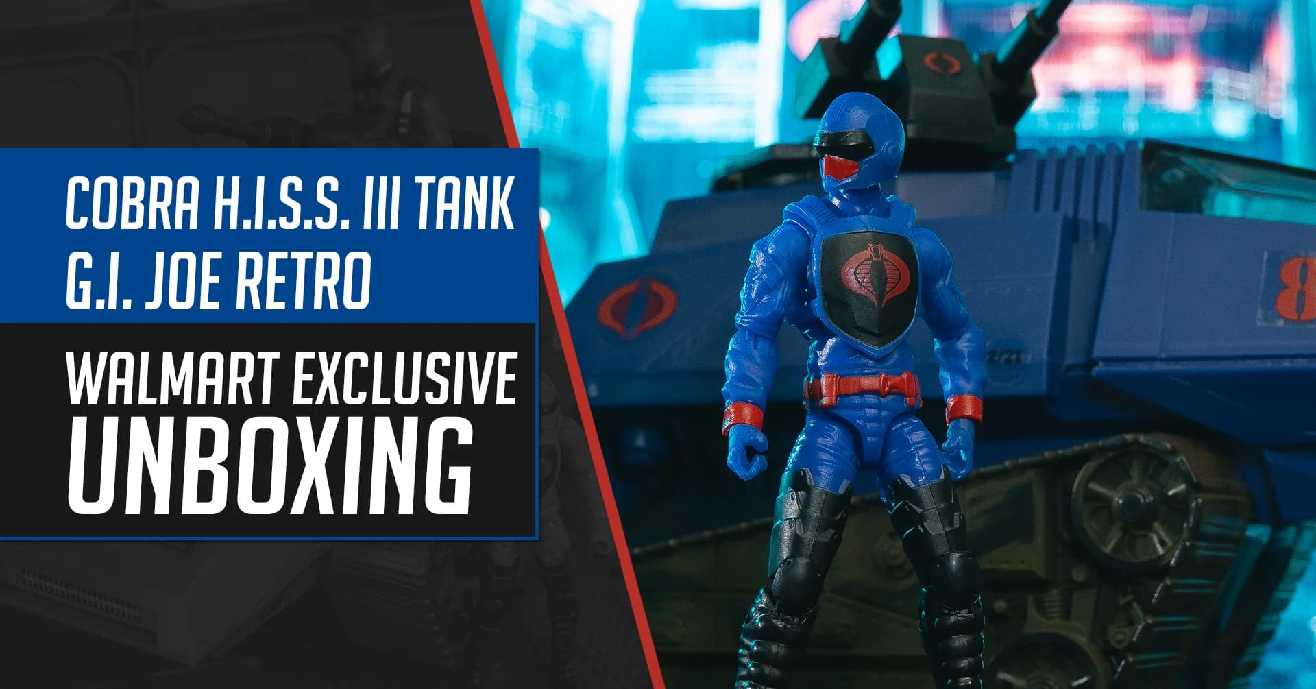 Reseña del G.I. Joe Retro Cobra H.I.S.S. III Tank (Variante Azul 2021)