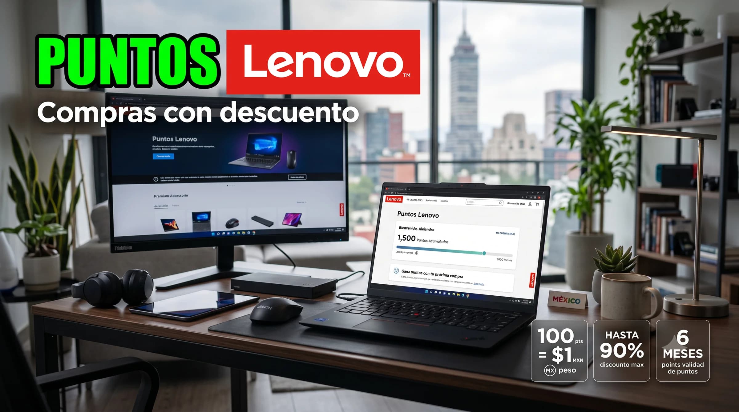 Puntos Lenovo llega a México: lealtad, descuentos y otra razón para comprar directo en Lenovo.com