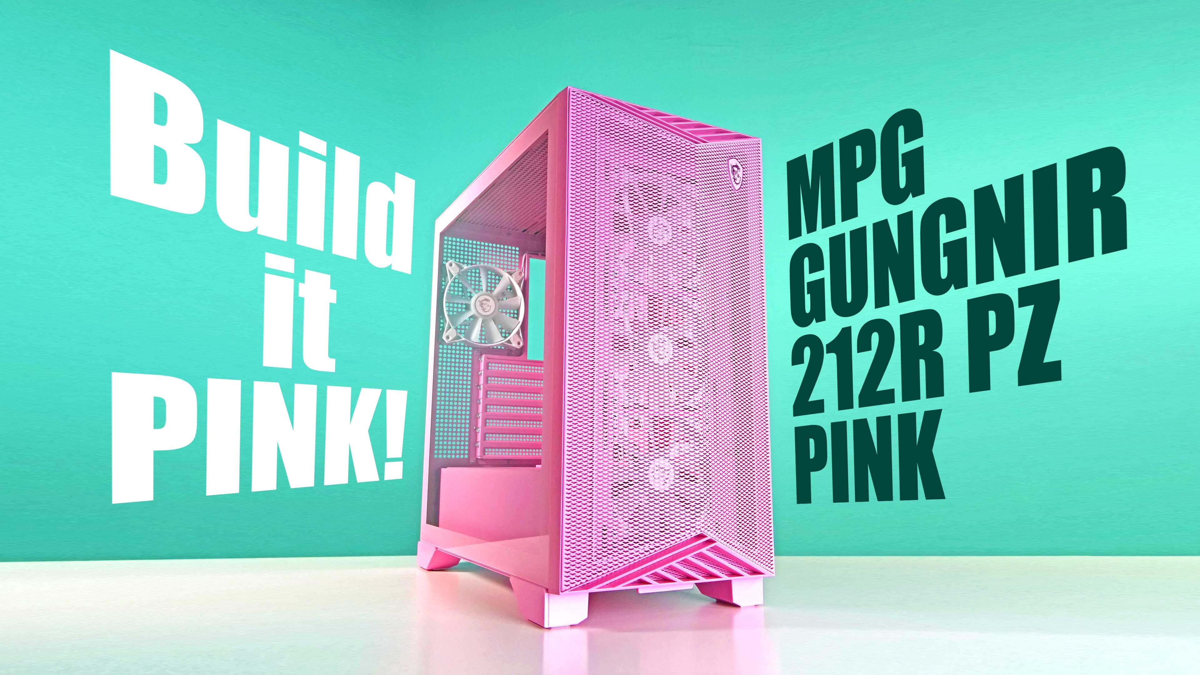 MSI MPG GUNGNIR 212R PZ PINK: un gabinete rosa que no sacrifica hardware por verse bonito